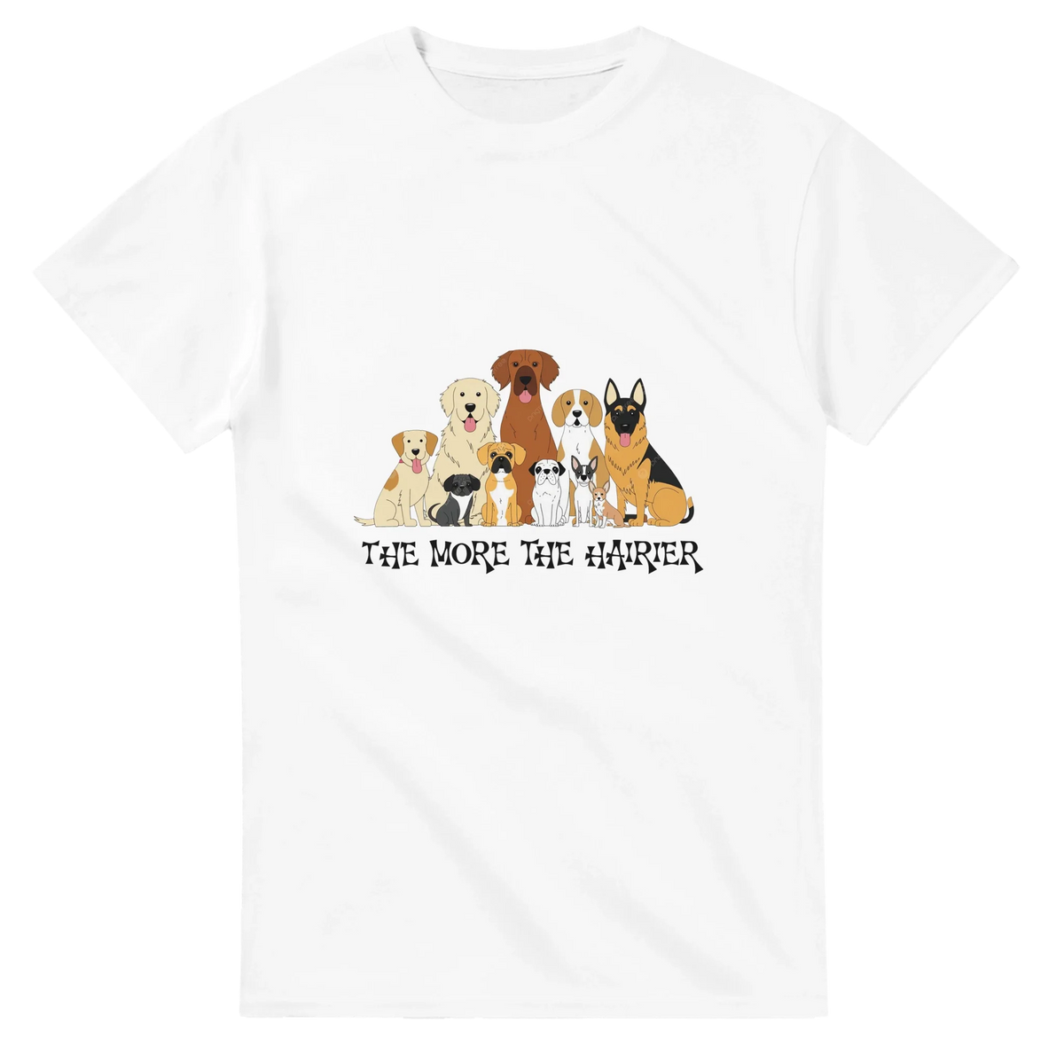 The More the Hairier Heavyweight Unisex Crewneck T-shirt 