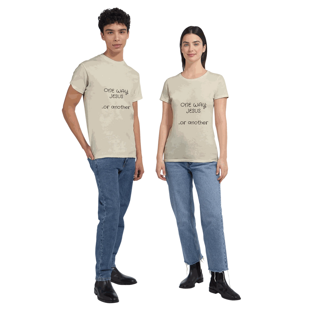 One Way Jesus Heavyweight Unisex Crewneck T-shirt