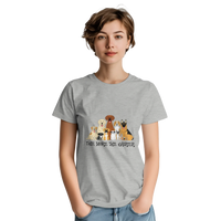 Load image into Gallery viewer, The More the Hairier Heavyweight Unisex Crewneck T-shirt 

