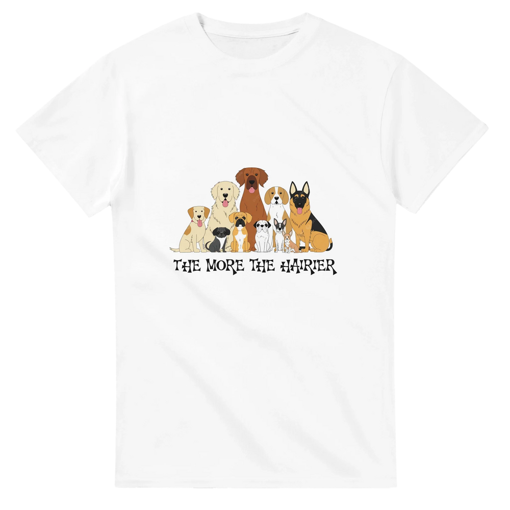 The More the Hairier Heavyweight Unisex Crewneck T-shirt